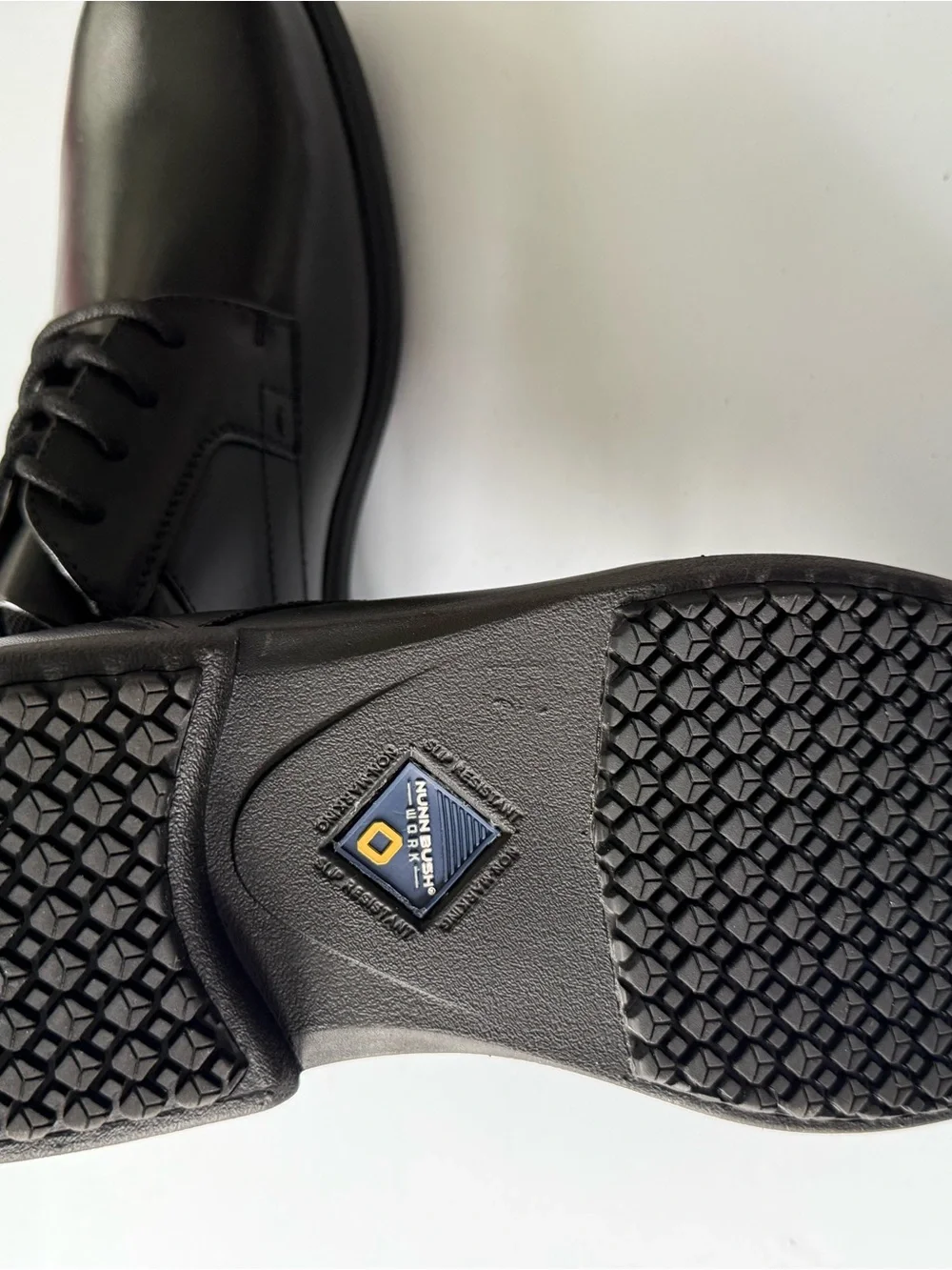 Nunn Bush Black Leather Derby Shoes - Classic Lace-Up Oxfords